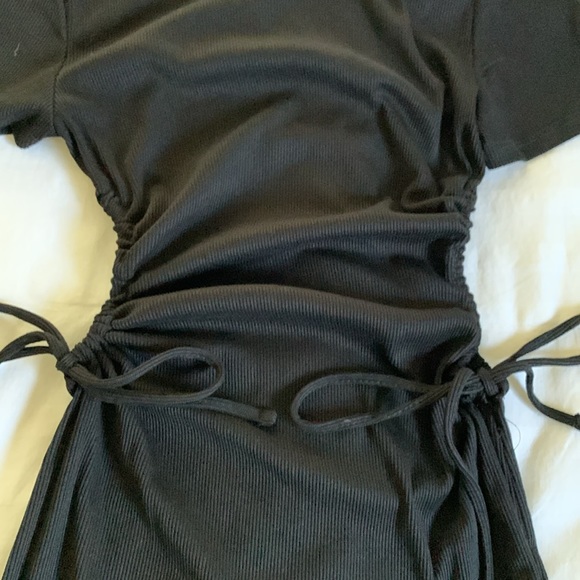 Black open side dress - Picture 2 of 3